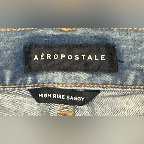 Aeropostale Women's High Rise Baggy Jean - Picture 7 of 8